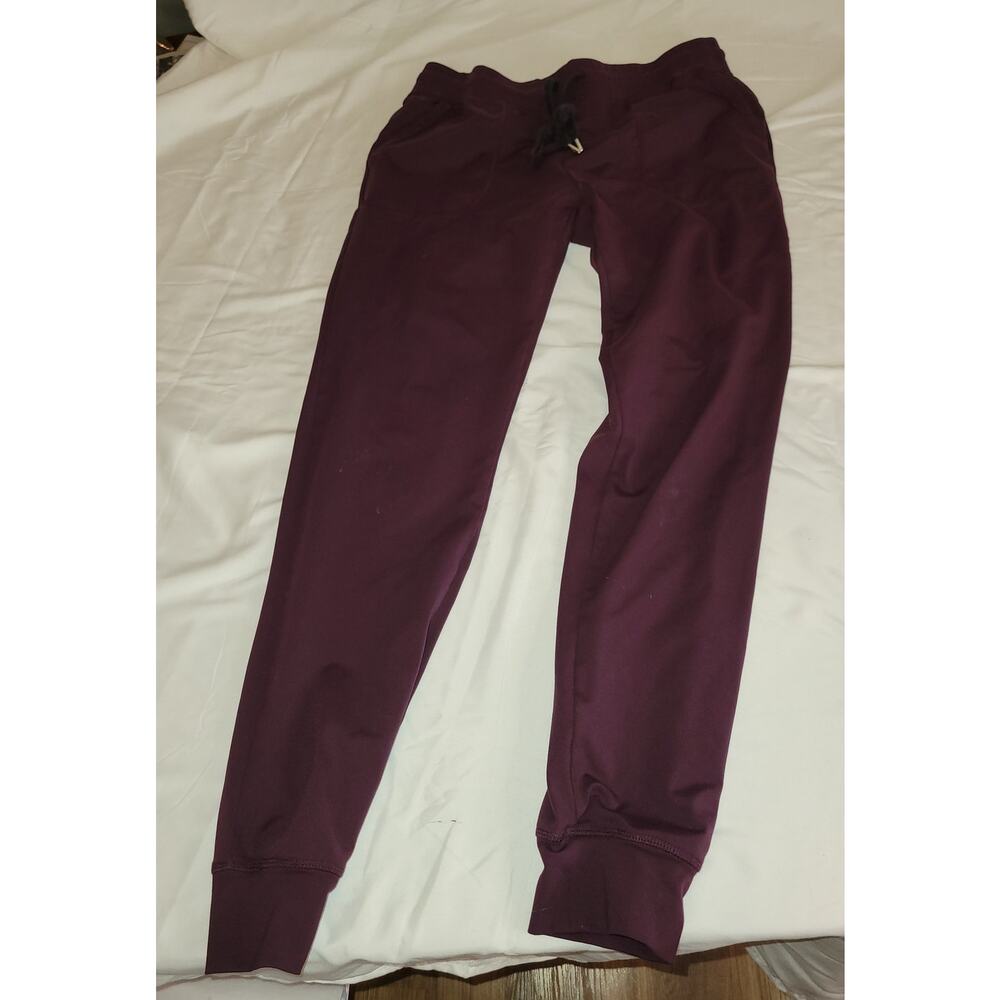Zyia active wear maroon jeggings size medium